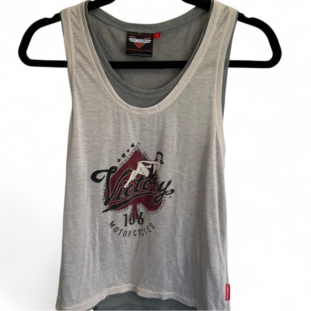 Victory Motorcycles Gray Tank Top